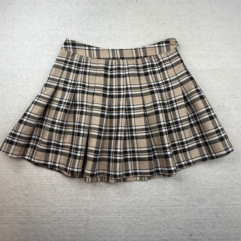 Hesperus mini skirt micro Plaid Pleated Medium Dark Academia Y2K school girl